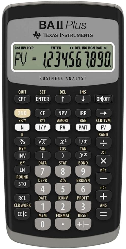IIBAPL/TBL/3E2 Advanced Financial Calculator BAII Plus