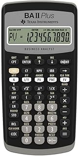 Texas Instruments IIBAPL/TBL/3E2 Advanced Financial Calculator BAII Plus