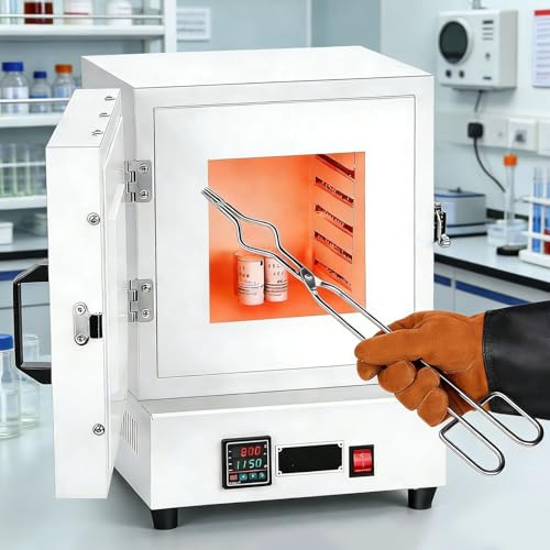 Piec elektryczny do ceramiki, piec wysokotemperaturowy 2000 W, topiący się 1150℃ do produkcji biżuterii, odlewania wosku, ceramiki glinianej, ceramiki DIY, szkła
