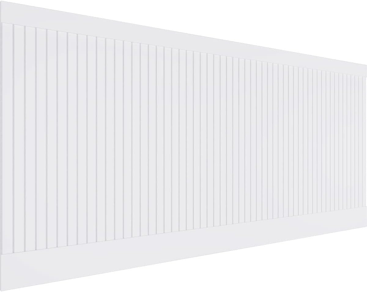 Ekena Millwork WPK44X94BBD 94 1/2" W Beadboard PVC Wainscot