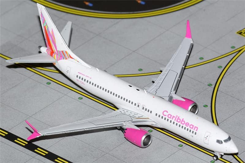 GeminiJets Caribbean Airlines para Boeing B737 MAX8 9Y-Cal 1400 DIECAST modelo de avión preconstruido