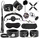 BDSM Bondage Restraints for Adult Toys, 12 Pcs Bondage Gear and Accessories Sex Toys for Women and Couples
