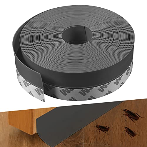 Weather Stripping Door Seal Strip, Ablink Door Weather Stripping For Door Frame, Door Draft Stopper For Bottom, Self Adhesive Door Sealing Strip For Doors And Windows Gaps,Grey,25Mm #TOP11