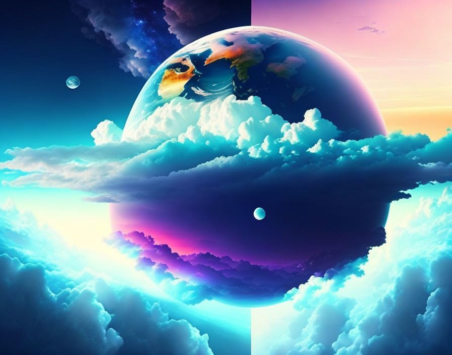 Affiches sur toile 58 x 90 cm Beau monde au-delà des nuages SERENDIPITP