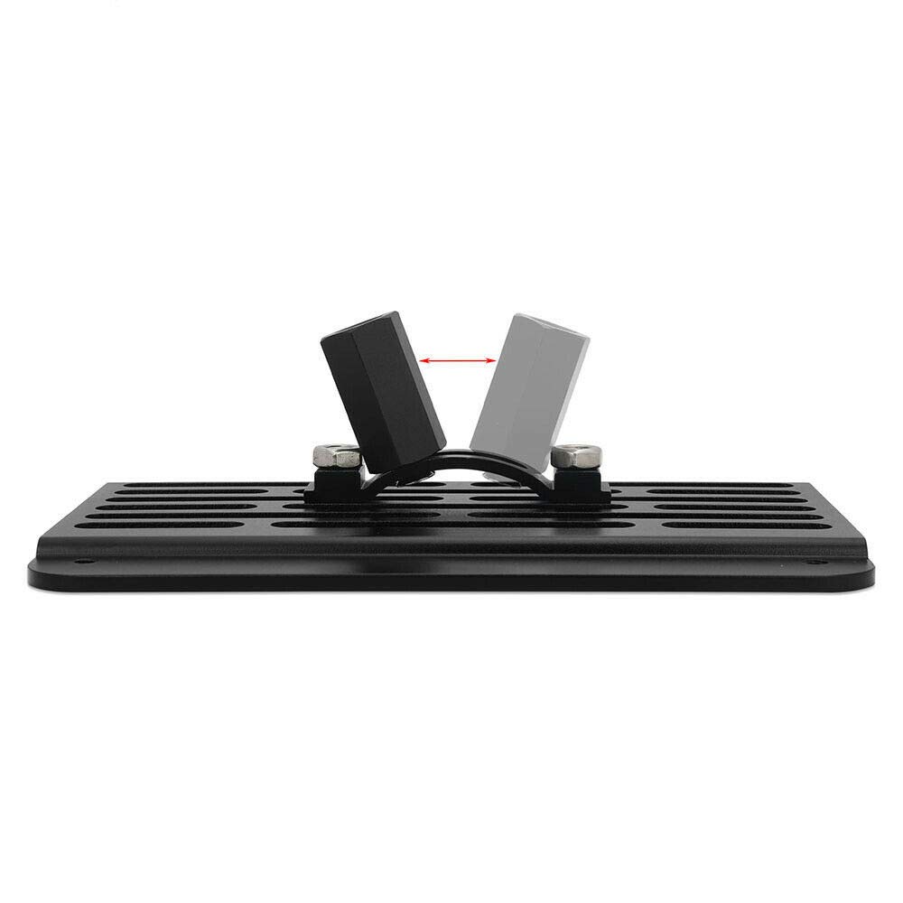 Soporte de soporte para placa de matrícula con gancho de remolque para parachoques delantero, modificación sin taladro, soporte de ojo de remolque para Lexus es 7