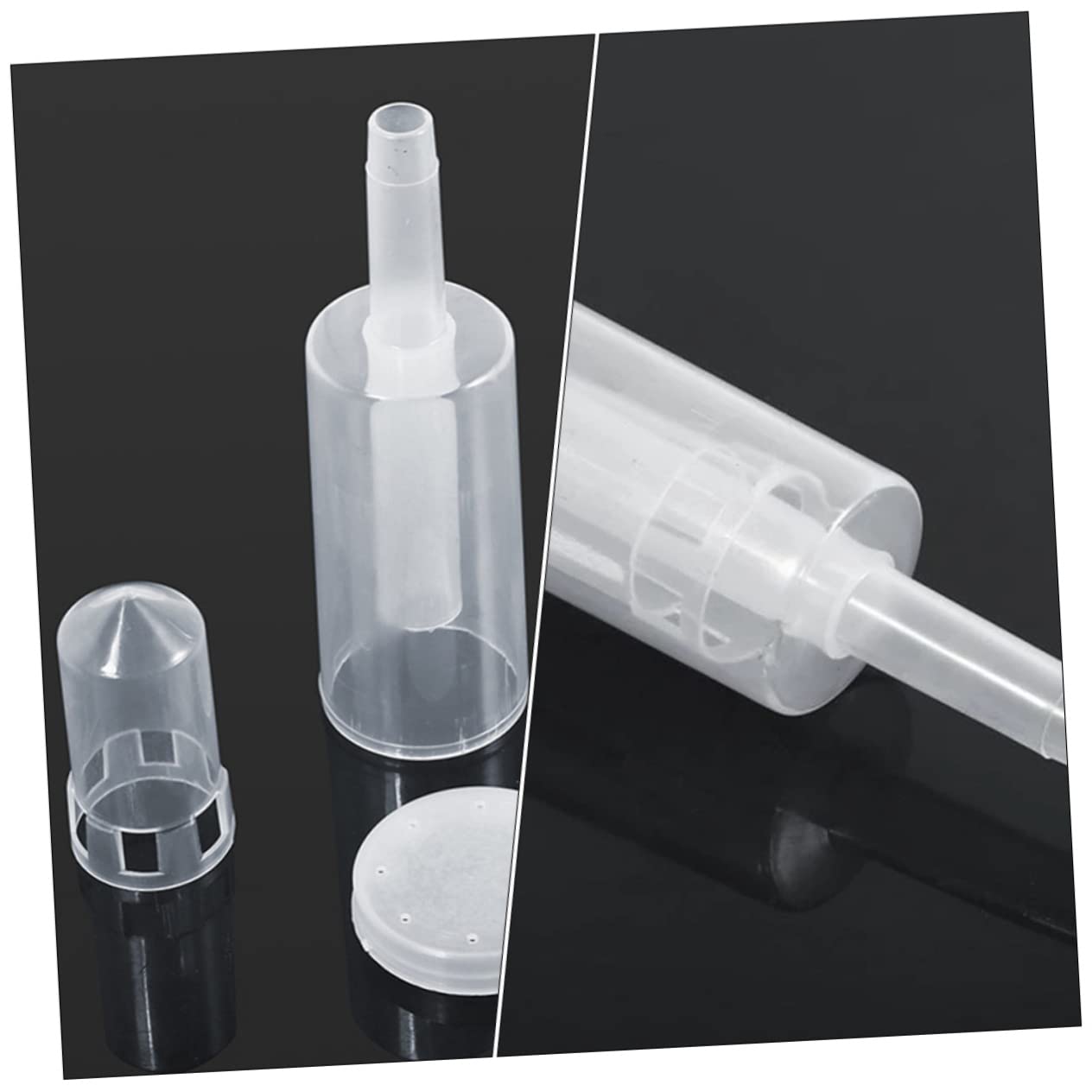 3sets Wine Non-Return Valves for Home Fermentation One-Way Check Valves with Silicone Stoppers for Brewing Beer and Wine Automatic Pressure Relief