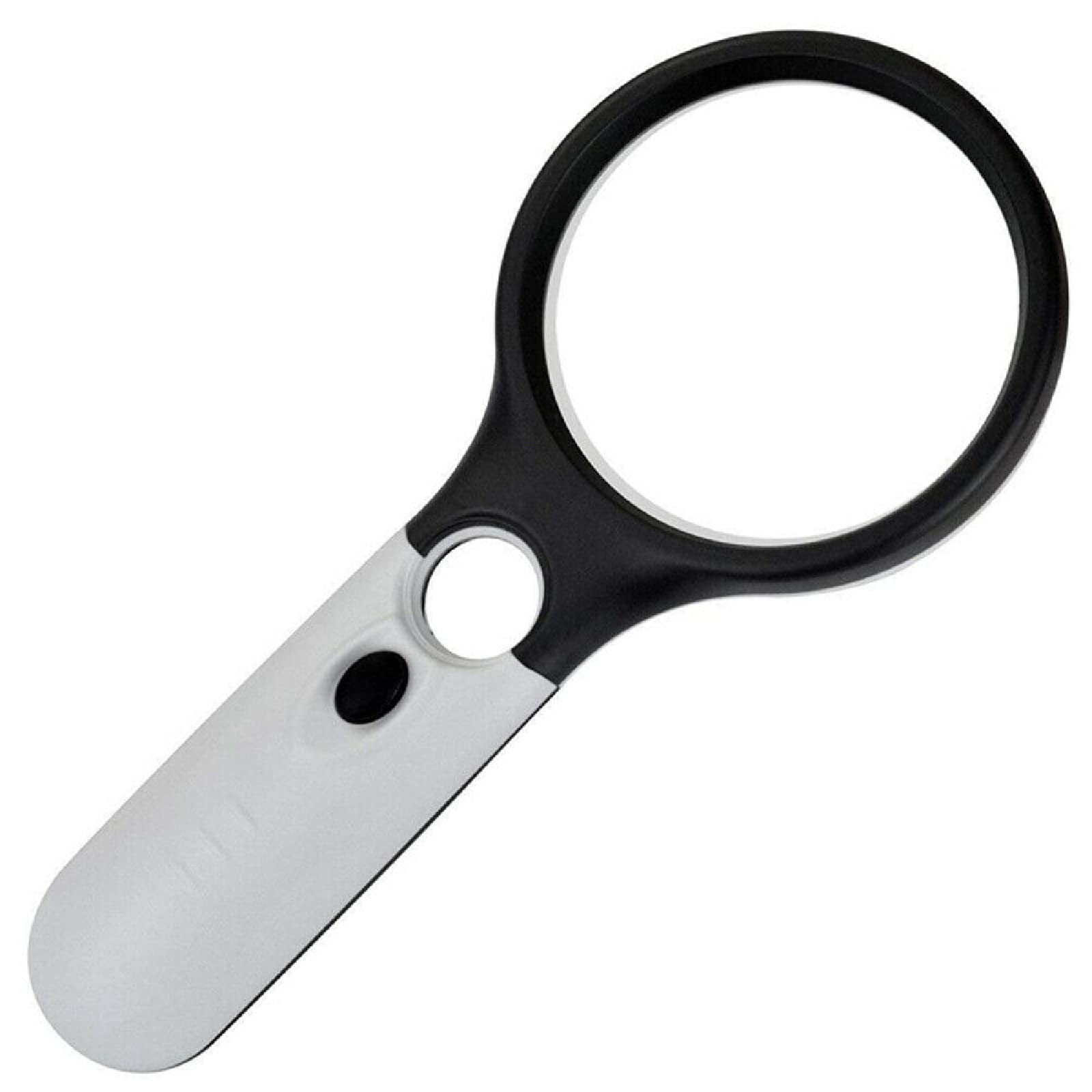 Magnifying Glass, 45X Handheld Reading Magnifying Glass with 3 LED Lights