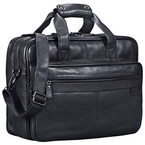 STILORD 'Atlantis' Maletín de Cuero Vintage para portátil de 15,6' Bolsa de...
