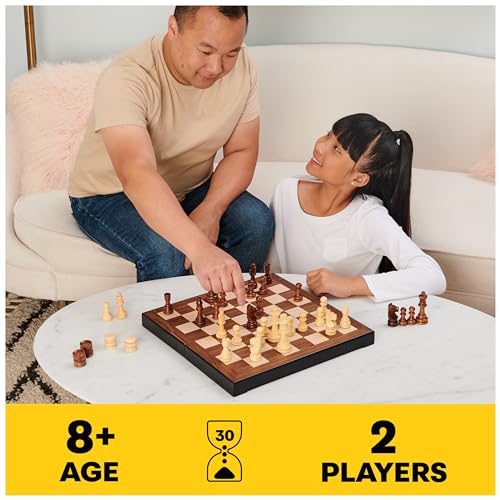Snapklik.com : Legacy Deluxe Chess & Checkers Set, Classic Two Player ...
