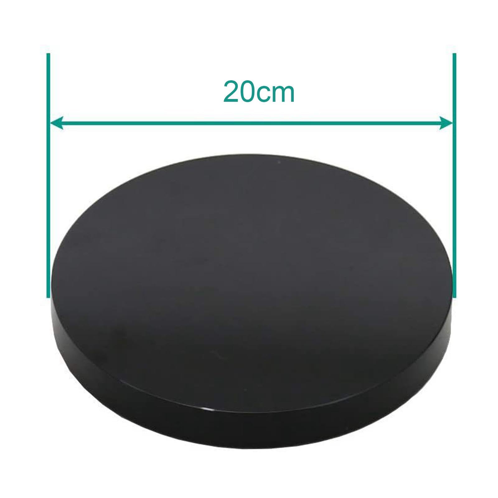 Specchio a disco in ossidiana nera, per meditazione, decorazione per casa e ufficio, diametro 20 cm