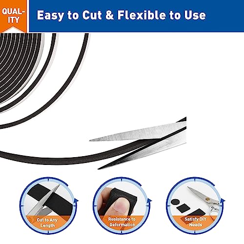 Image of CELLUX Single Side 6MM Thick High Density Self Adhesive Foam Seal Tape Weather Stripping Doors and Window Insulation Soundproofing -12mm Width5 Meter Length