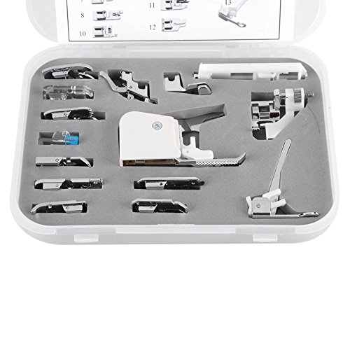 Kit de 15 Piezas de Prensatelas para Máquina de Coser miniatura 6