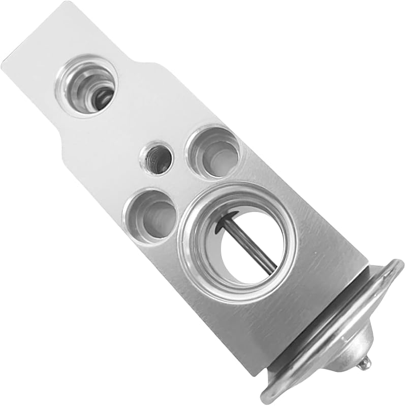 Auto A/C Expansion Valve, Compact High Hardness Metal Steam Engine Cold Air Valve, Replacement Modification Parts, Universal Fit for Most Cars (Silver)