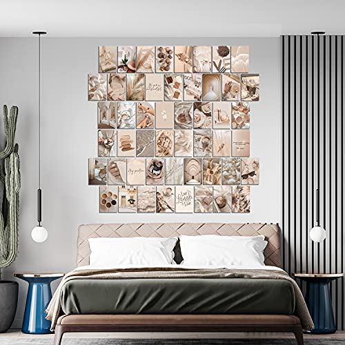 Woonkit Beige Wall Collage Kit Aesthetic Pictures, Room Decor Aesthetic, Room Decor For Teen Girls, Photo Collage Kit For Wall Aesthetic thumb #5