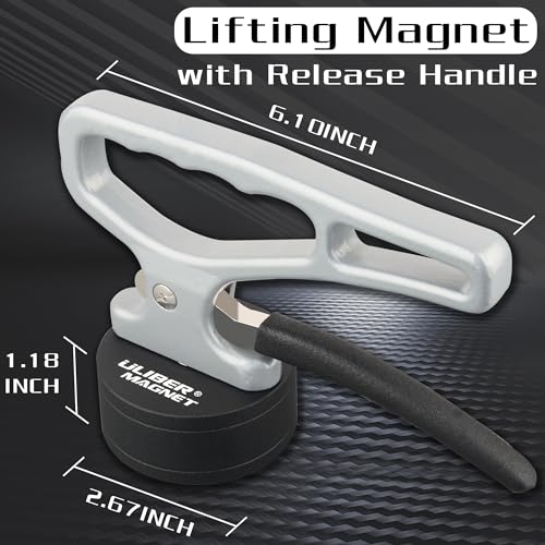 image for ULIBERMAGNET Strong Magnetic Pickup Tool,Strong Lift Magnet with Quick
