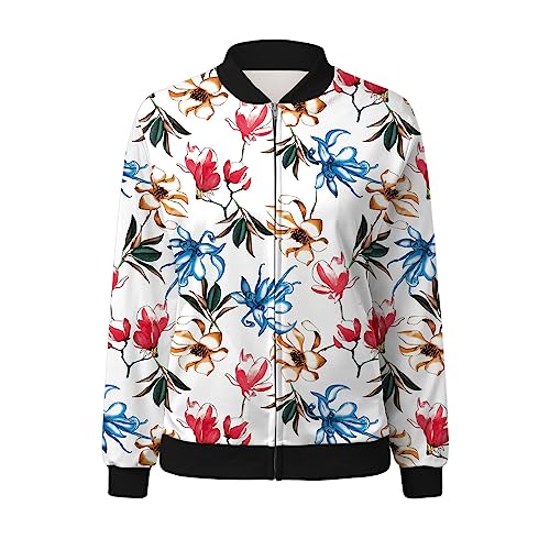 Veste bomber d'été légère coupe décontractée avec col montant - 3