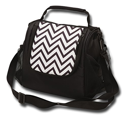 Freddie and Sebbie Lunch Bag - Insulated Lunch Cooler - Black