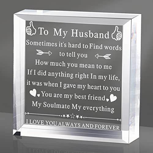 To My Man Gift for Him Anniversary Birthday Gifts for Boyfriend I Love You Gift for Him Fiance Husband Keepsake for Groom Engagement Wedding Valentine Christmas Father's Gift Day (Fresh Style)