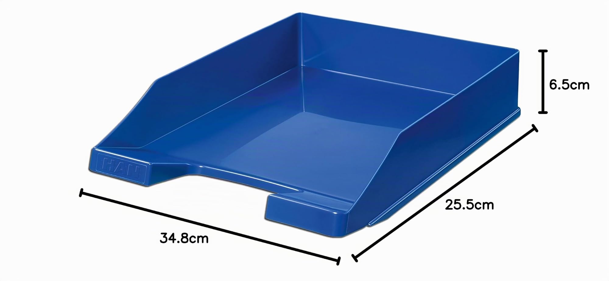 HAN 1027-X-XX Briefablage KLASSIK, DIN A4/C4, stapelbar, stabil, modern, (20er Set, blau)