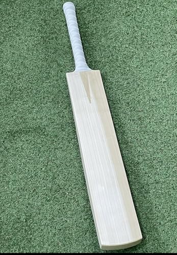 Image of English Willow Cricket Bat for Men and Women | Full Size | Short Handle | Lightweight | Free Cover