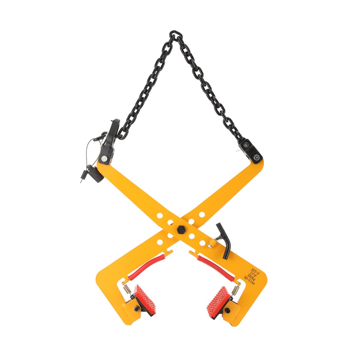 Morsetto Di Sollevamento Pinza per Bordi, Massimo 350 kg, Pinza di Sollevamento per Marciapiede, Pinza per Mattoni Utensile per Sollevamento Trasporto Blocchi Pietra Cemento, Gamma 30-51cm