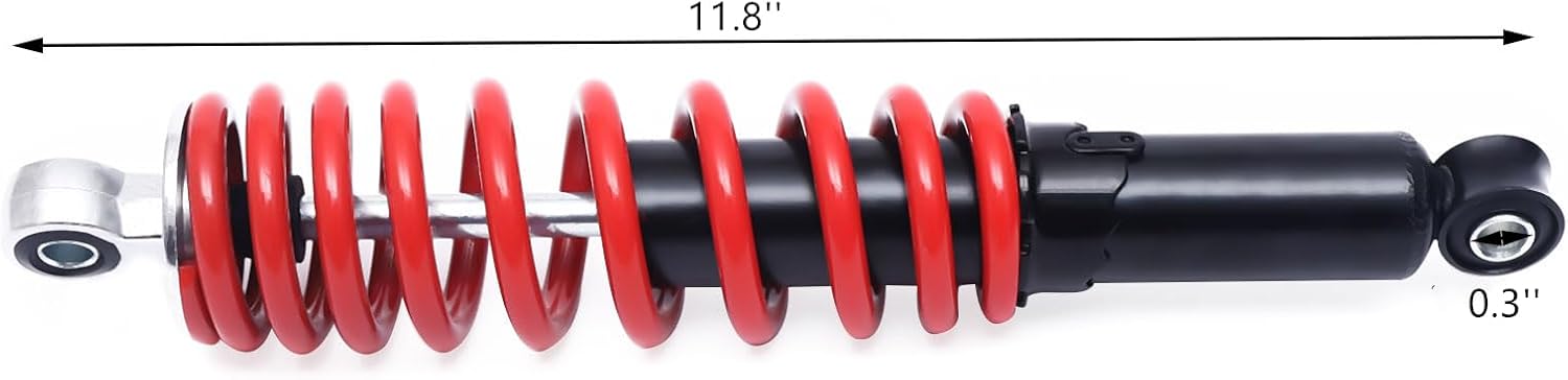 12'' Front Suspension Shock Swing Arm Full Kit Upper Lower Steering Knuckle Spindle Kit For ATV Quad Bike Go Kart Buggy DIY Parts Front Suspension Swingarm Assembly 3 Holes Flange