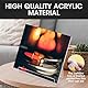 Lotbun 4 Stück schallplatten wandhalterung,Vinyl Halter Schallplatten Halter Wand Transparent CD Wandhalterung Acryl Regal, für Buch Foto Bild (transparent)