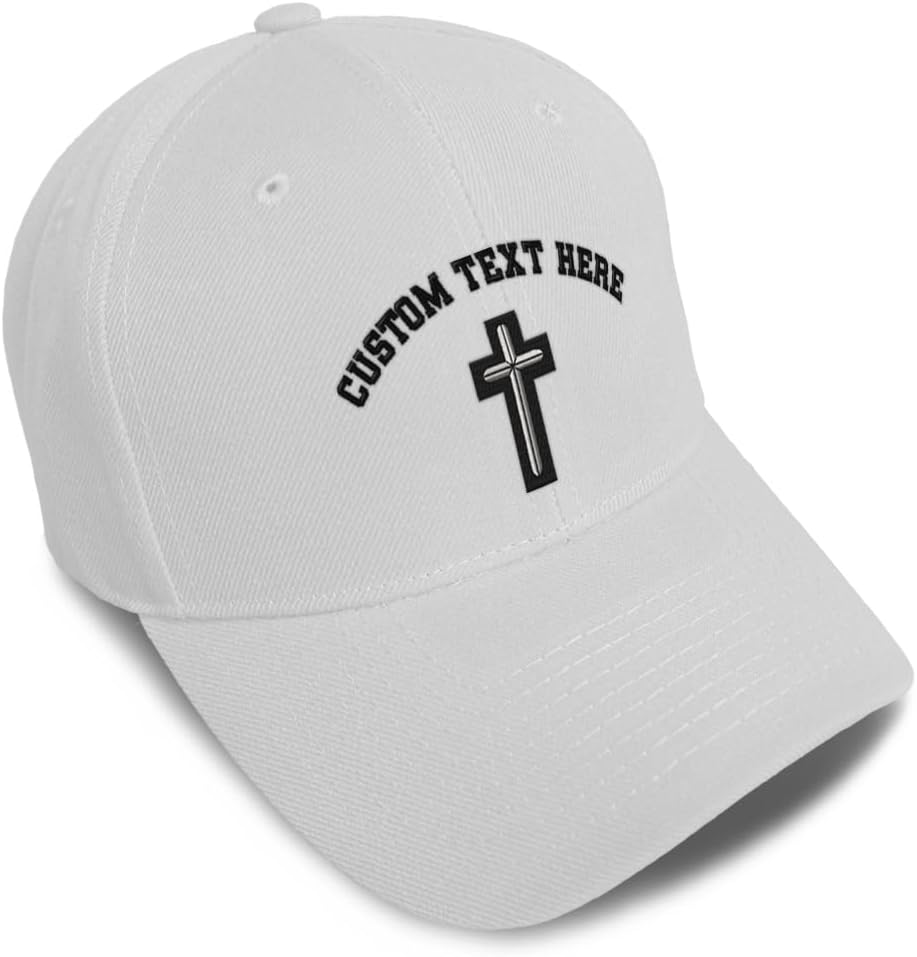 Baseball Caps for Men & Women Embroidered Chaplain Cross Embroidery Ladies & Men Baseball Hats Acrylic