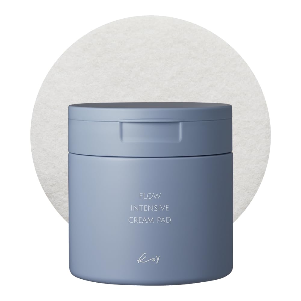 [KOY] Flow Intensive Cream Pads 50 Sheets | Triple-Layer Pads with 11 Types of Hyaluronic Acid & Ceramide NP | Deep Hydration & Barrier Support