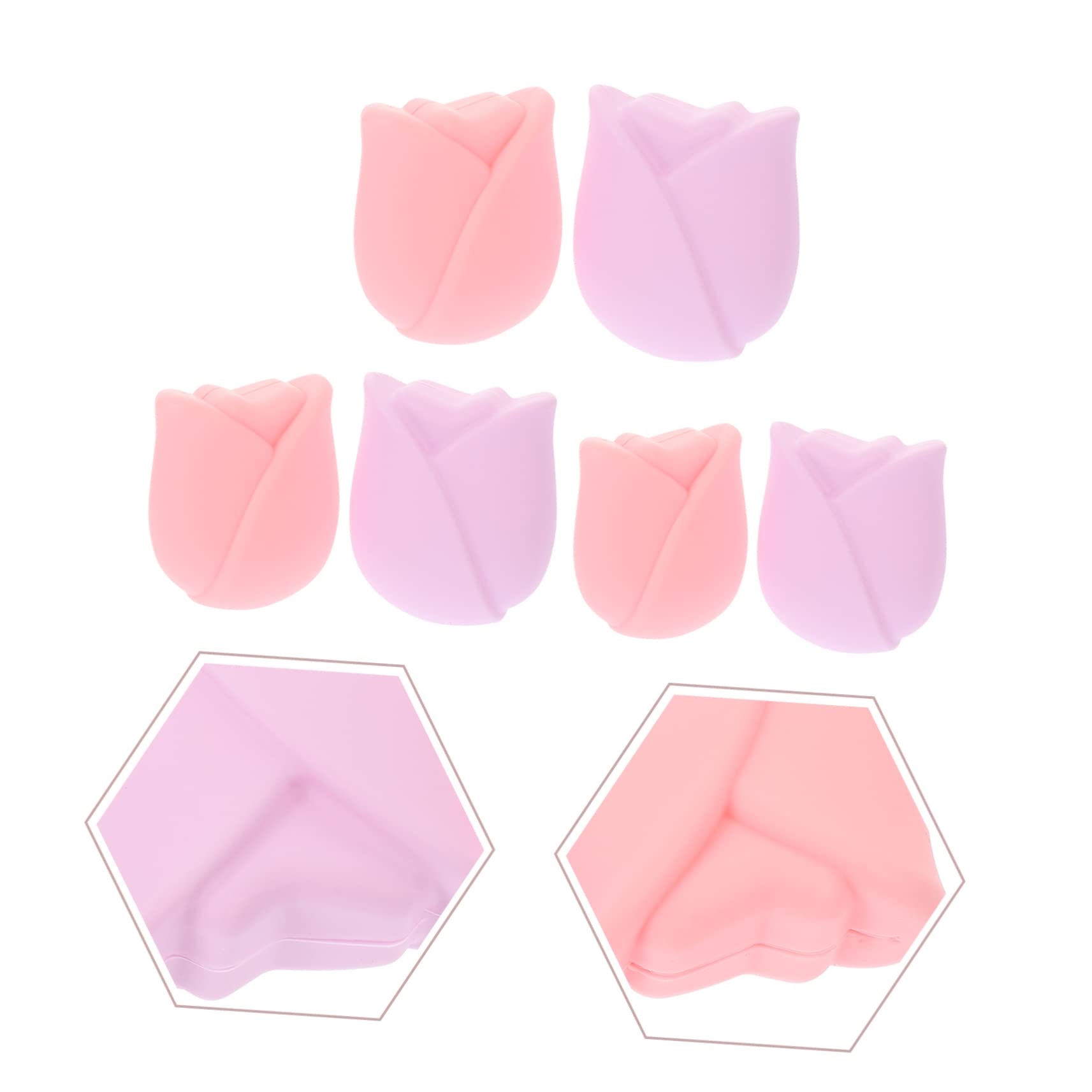 Healeved Lot De 3 Porte-pinceaux De Maquillage En Silicone Pour Pinceaux De Maquillage Et Rangement (6 Pièces X 3)