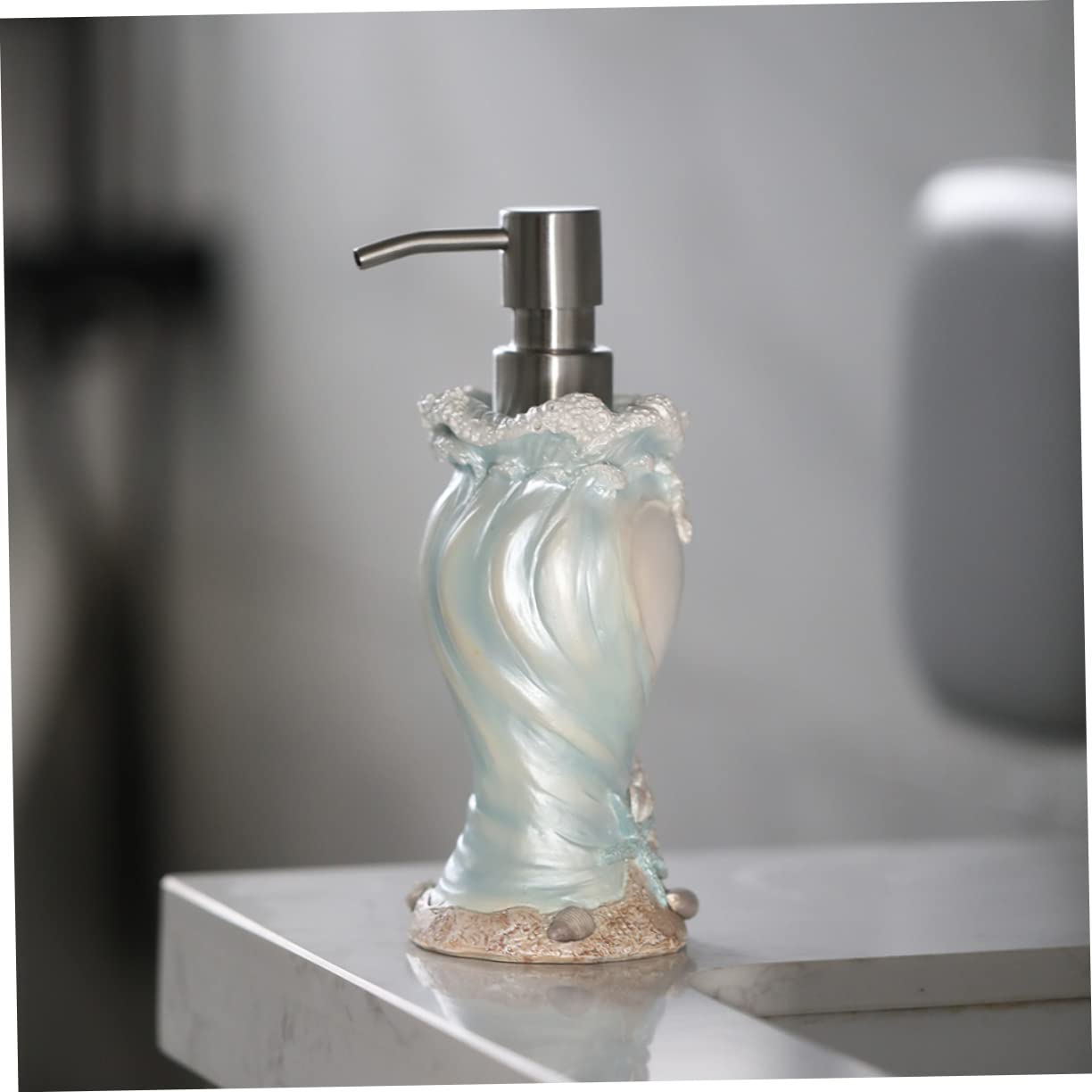 Distributeur De Savon Rechargeable pour Mains avec Pompe Bouteille pour Shampoing Imitation pour Lotions Et Savons Liquides