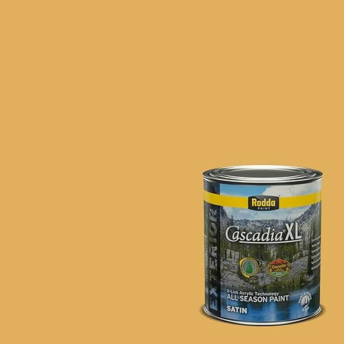Vista 122 de Rodda Paint CASCADIA ZERO - Pintura e imprimación semibrillante para interiores en uno, cuarto de galón, rodaja de limón Lemon Slice