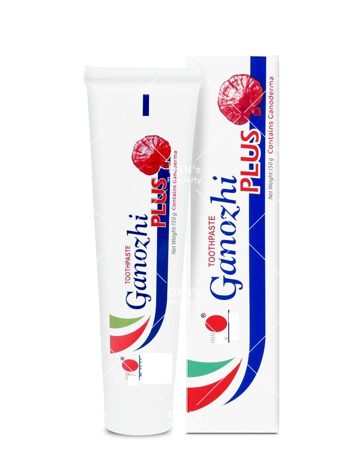 Ganozhi Toothpaste with Ganoderma Herbal Formula for Fresh Breath and Gum Protection, 150g, Pack of 4-image-28