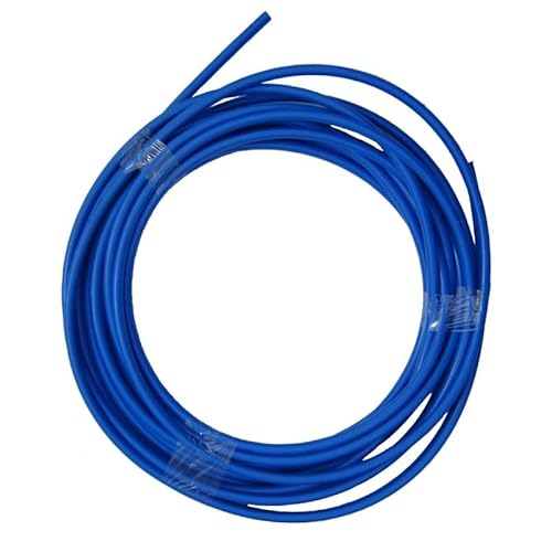 UKCABLE-TIES 2M Cable Sleeving Blue PVC Electrical Wire Cable Sleeves (5MM)
