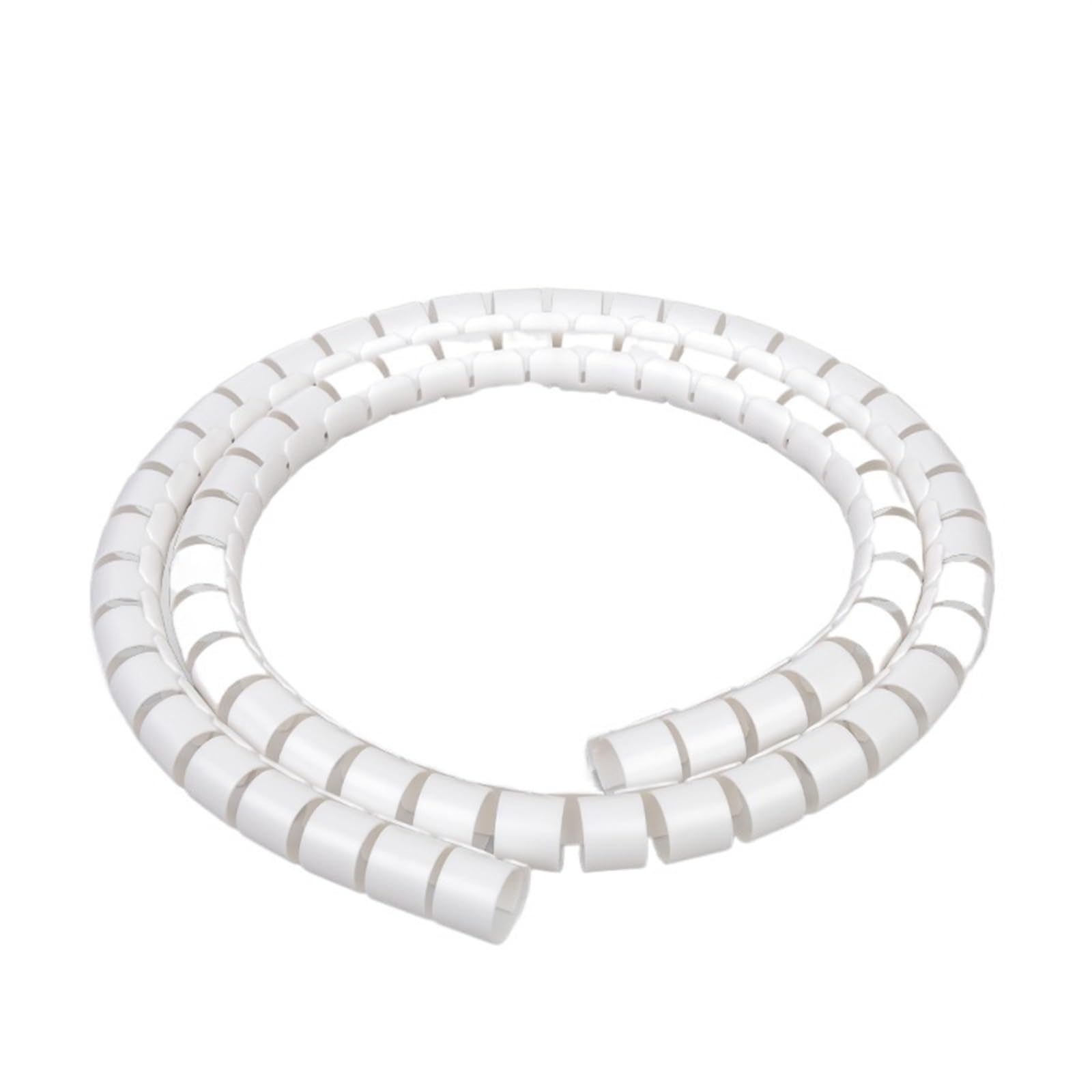 organizer do kabli, 1 szt. Osłona przewodu Osłona rury Ochrona nawijania przewodu Organizator rury(White,40mm 5 Meters)