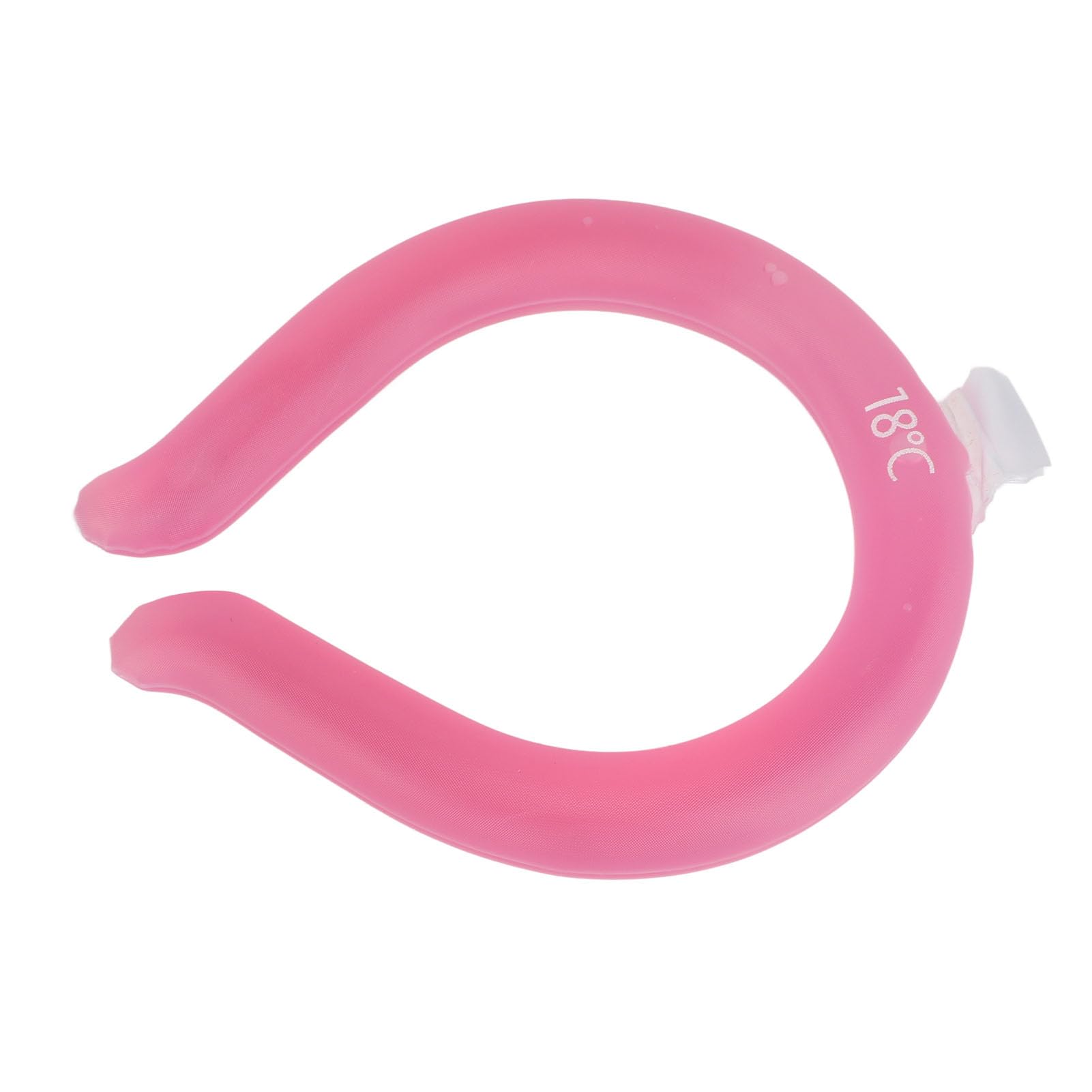 Nackenkühler, Neck Cooling Ring, Tragbare Folgen Sie dem Hals, um die Anlassende Kälte Wiederzuverwenden für Sommer (Rosa)