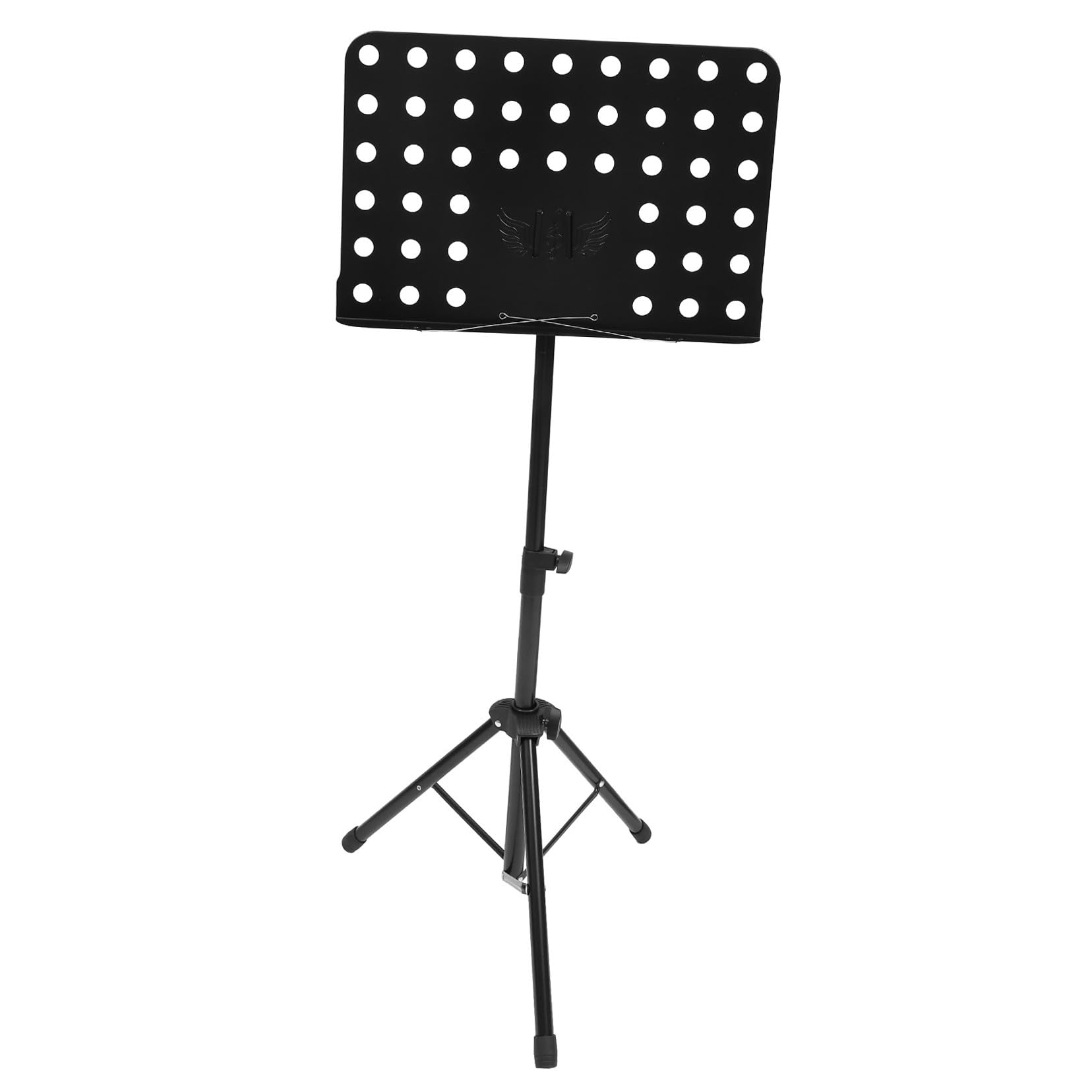 Pupitre à Musique Pliable et Réglable Noir, Support Portable 1pc