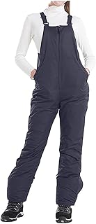 IQYU Women's Ski Trousers, Softshell Snowsuit, Smooth Trekking Trousers, Sports Hiking Trousers, Winter Softshell Trousers, Snow Trousers, Long, Dungarees, Snowboard Trousers, Outdoor Trousers, Snow Trousers, Hunting Trousers