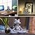 Goodeco Meditating Yoga Frog Statue - 12.5" Lx10 H for Home, Garden & Gifts