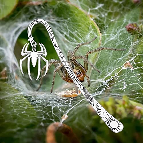 Bobauna Spooky Spider Bookmark Spooky Charm Bookmark Gift For Spider Lover Book Lover Bookworm (Spider Bookmark) #TOP5