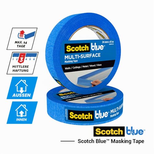 ScotchBlue 2093 Premium Masking Tape 2090 UK Abdeckband, blau