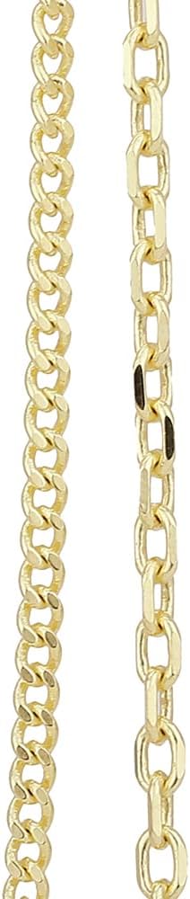 Vanbelle 18K Gold Plated Jewelry - Double Layered Chain Necklace with Natural Garnet Stone Dangling - Handcrafted Beautifully Necklace Deisgned for Women - 16" Long + 2" Extender - Image 3