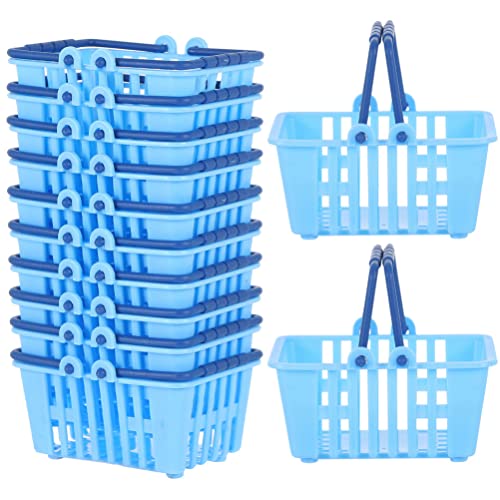 Ipetboom Paniers à Provisions en Plastique pour Enfants : 12 Mini Paniers à Œufs de Pâques Poignées Cover