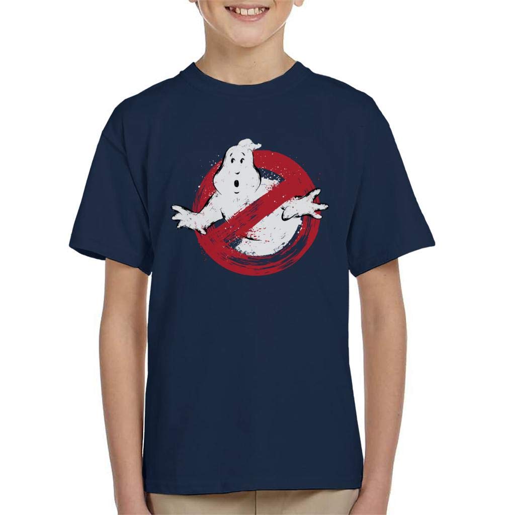 Cloud City 7 I Am A Ghostbuster Kid's T-Shirt Navy Blue