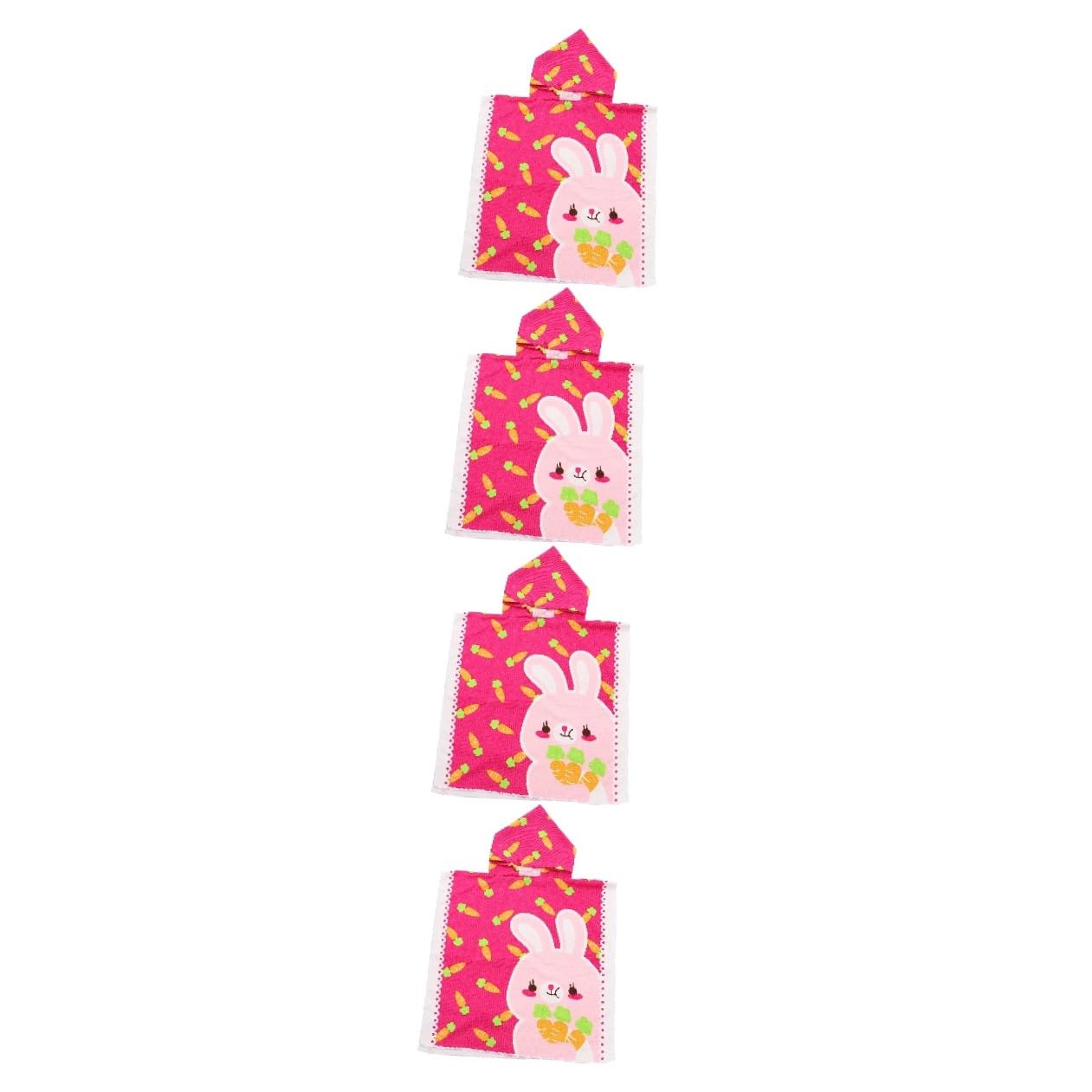 PRETYZOOM 4 Piezas Capa De Albornoz Infantil Toalla De Baño para Toallas De Playa para Capa para Toalla con Capucha para Bebé Toalla De Cara Piscina Fibra Extrafina