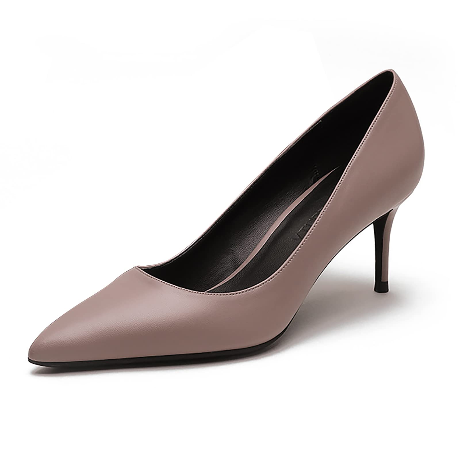 Chaussures de robe à talons hauts au fini pointu et design d'exception
