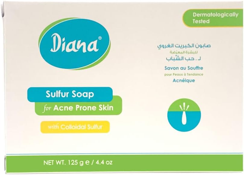 Diana 10% Sulfur Soap for ACNE Treatment 125g BY ELYSEESTAR