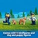 LEGO City Mobile Police Dog Training 60369, SUV Toy Car with Trailer, Obstacle Course and Puppy Figures, Animal Playset for Boys and Girls Ages 5 Plus