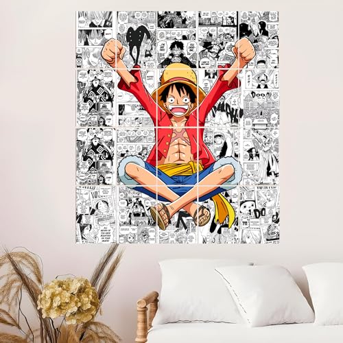 Image of Good Hope One Piece Anime Posters for Wall Set Of 20 Monkey D. luffy,Zoro Anime Poster for Room and Office (Multicolour, 9x12 Inch) A4 size
