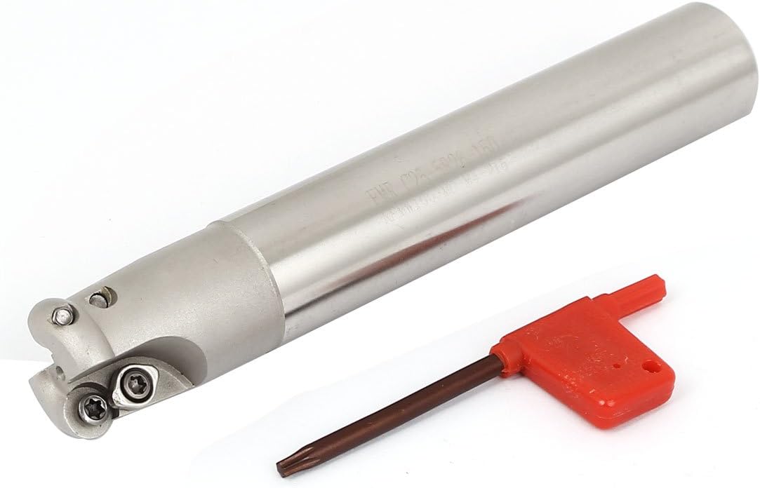 Aexit Round Indexable End Mills End Mill Holder EMR C25-5R26-150-2T CNC Mill for Corner Rounding End Mills RPMW 1003MO